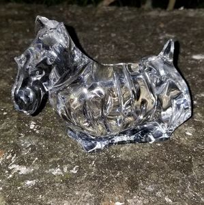 RETIRED Baccarat Crystal Scottish Terrier